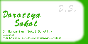 dorottya sokol business card
